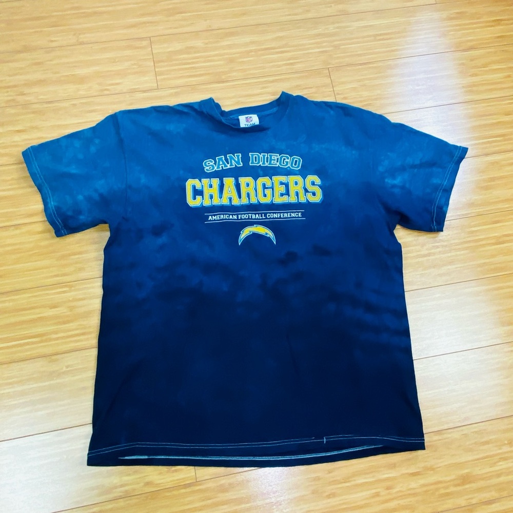 San Diego Chargers Shirt tie dye NFL Team Apparel Size XL